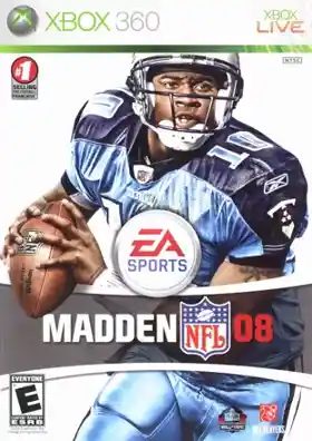 Madden NFL 08 (USA) box cover front